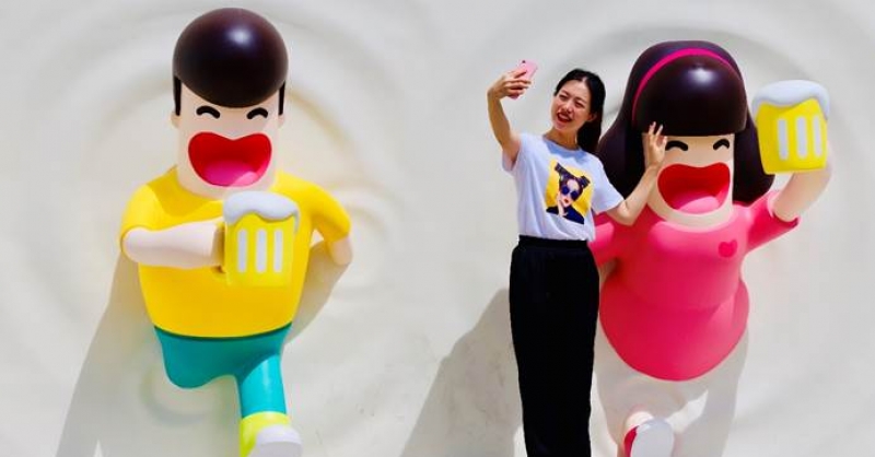 超可愛！西海岸新區(qū)金沙灘啤酒城IP形象發(fā)布